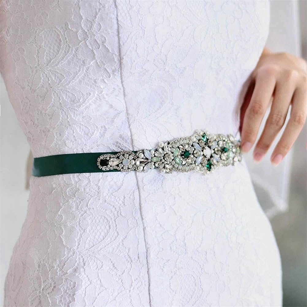 Cinturón de diamantes de imitación para cinta de boda, accesorios de boda, vestido de fiesta