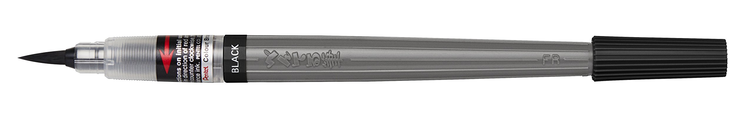 Pentel XGFP-101X Pędzel Pigmentowany, Czarny, 17.5 x 1.3 x 1.3 cm