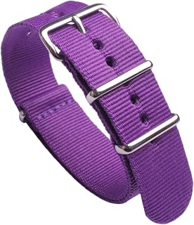 NATO Strap Ballistic Nylon Watch Band Replacement with 304 Stainless Steel Buckle 18mm 20mm 22mm 24mm