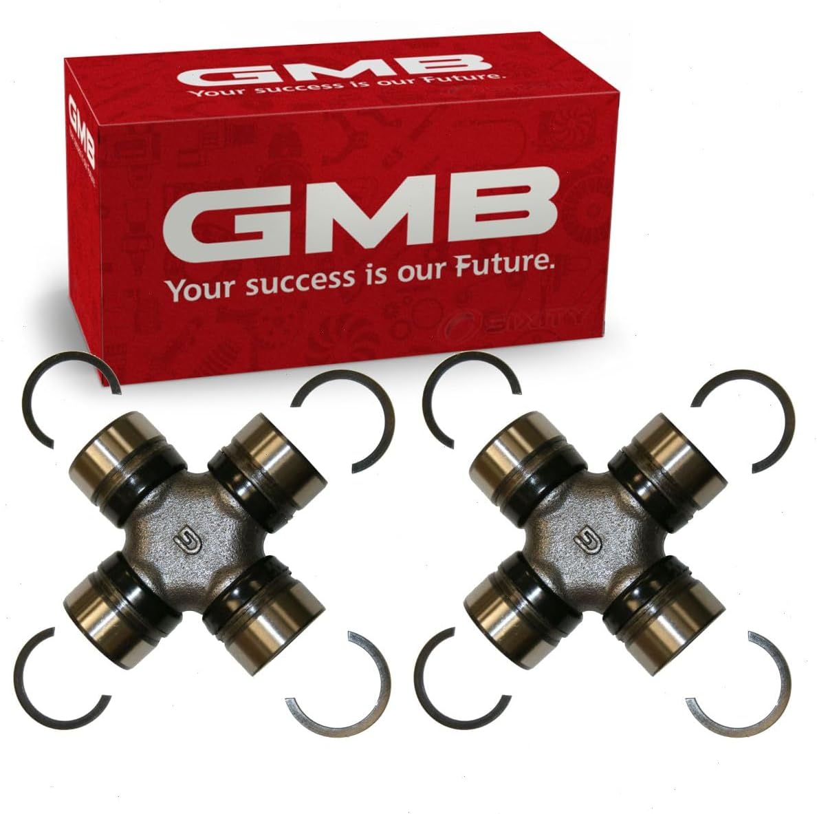 2 pc GMB Front Wheels All Universal Joints compatible with Jeep Wrangler 1987-2012 - Standard Grade
