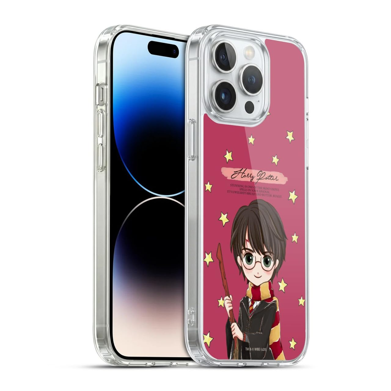 Head Case Designs Licenciado Oficialmente Harry Potter Patrón Luna Reliquias de la Muerte XXXVII Caso Funda de Gel Suave Compatible con Apple iPhone 12 / iPhone 12 Pro — view 61