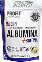 Albumina + Biotina 1kg Proteína do Ovo Refil Profit (Refil, Baunilha)