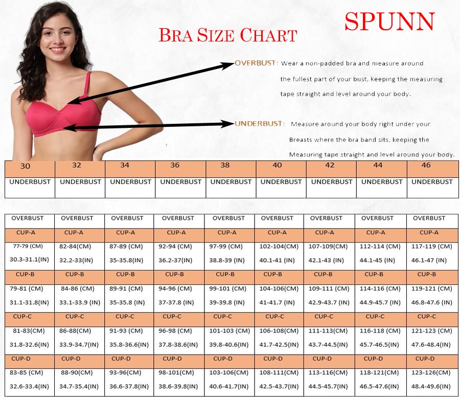 Image of SPUNN Women's Cotton Blend Light Padded Wirefree T-Shirt Bra Combo