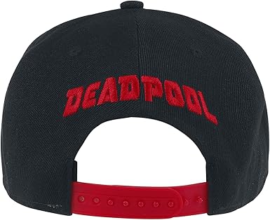 Deadpool Gorra de beisbol con el Superheroe más travieso visera Plana
