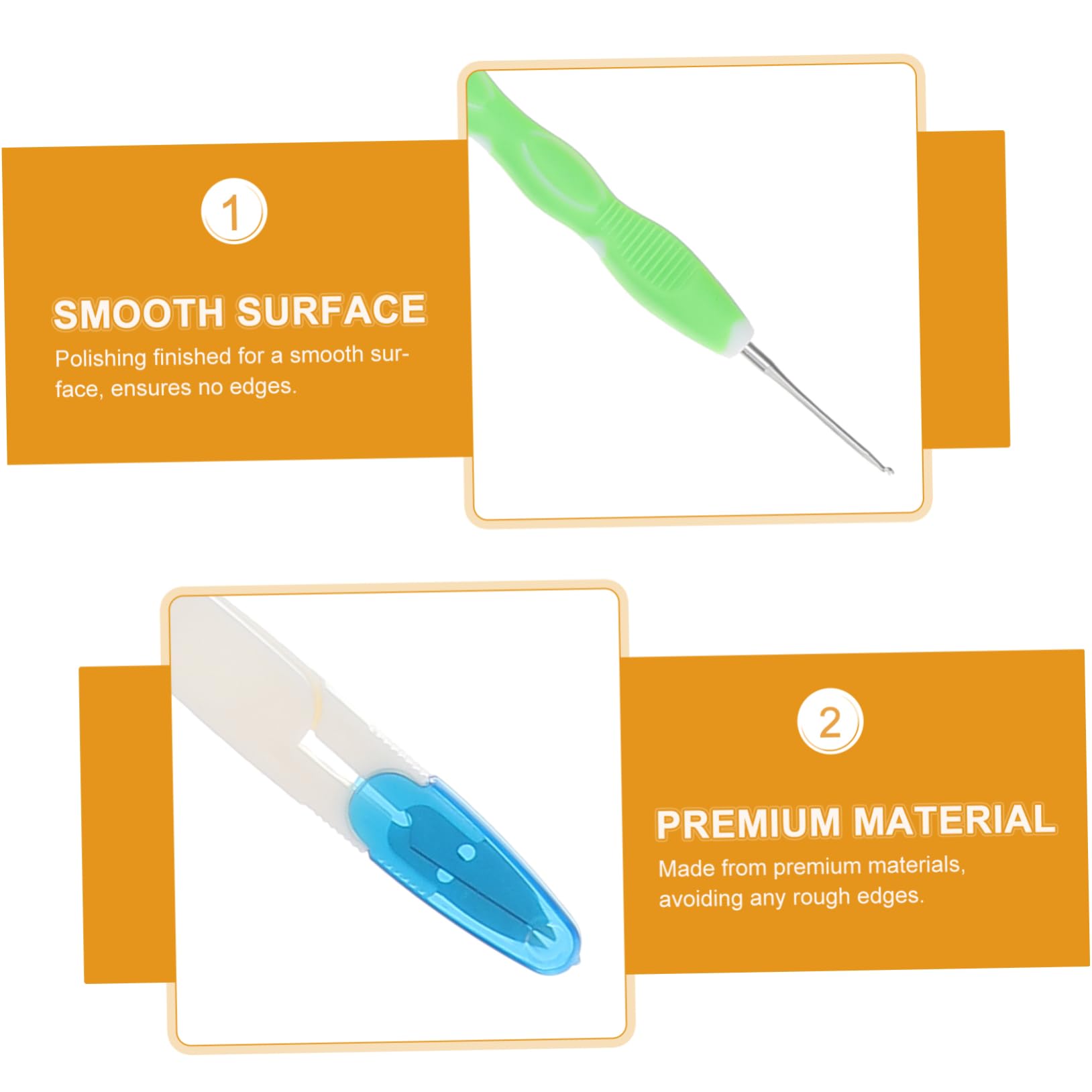 EXCEART 1 Juego Kits De Proyectos De Costura Ganchillo De Aluminio Herramientas Para Tejer a Mano Hilo De Agujas De Tejer Ganchillo Rastas Suéter Viajar Portátil Aleación De Aluminio