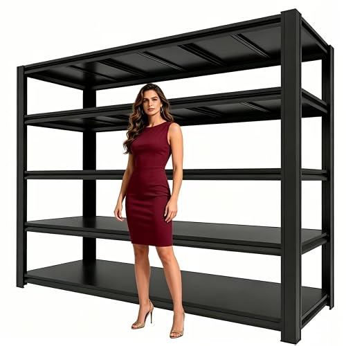 KLRFUA 84H Storage Shelves Heavy Duty product photo (Garage & Utility Shelving) — ScooterReviewPro review
