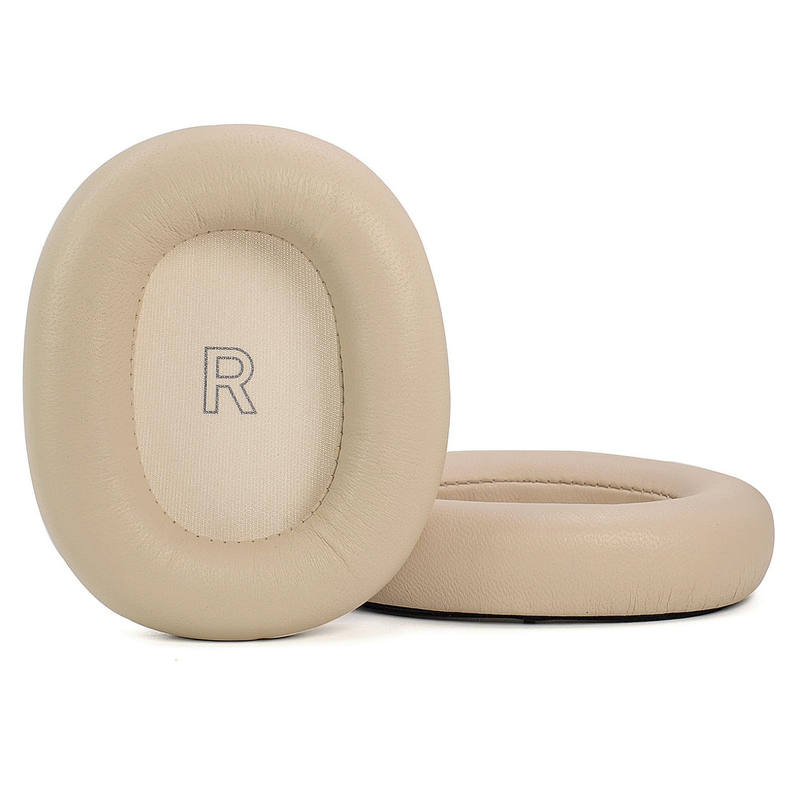 1 par de almohadillas de piel de oveja para orejas de espuma viscoelástica para auriculares H95, cojines de piel de oveja