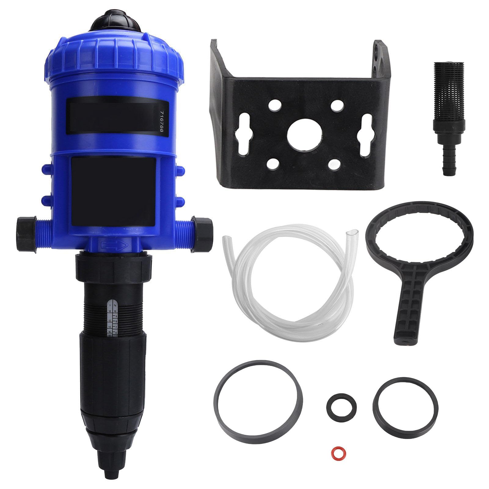 Dosificador de Fertilizante P2510, Material PP, Dispositivo Dosificador Ajustable para Rango de 3% a 10% para Riego y Jardinería