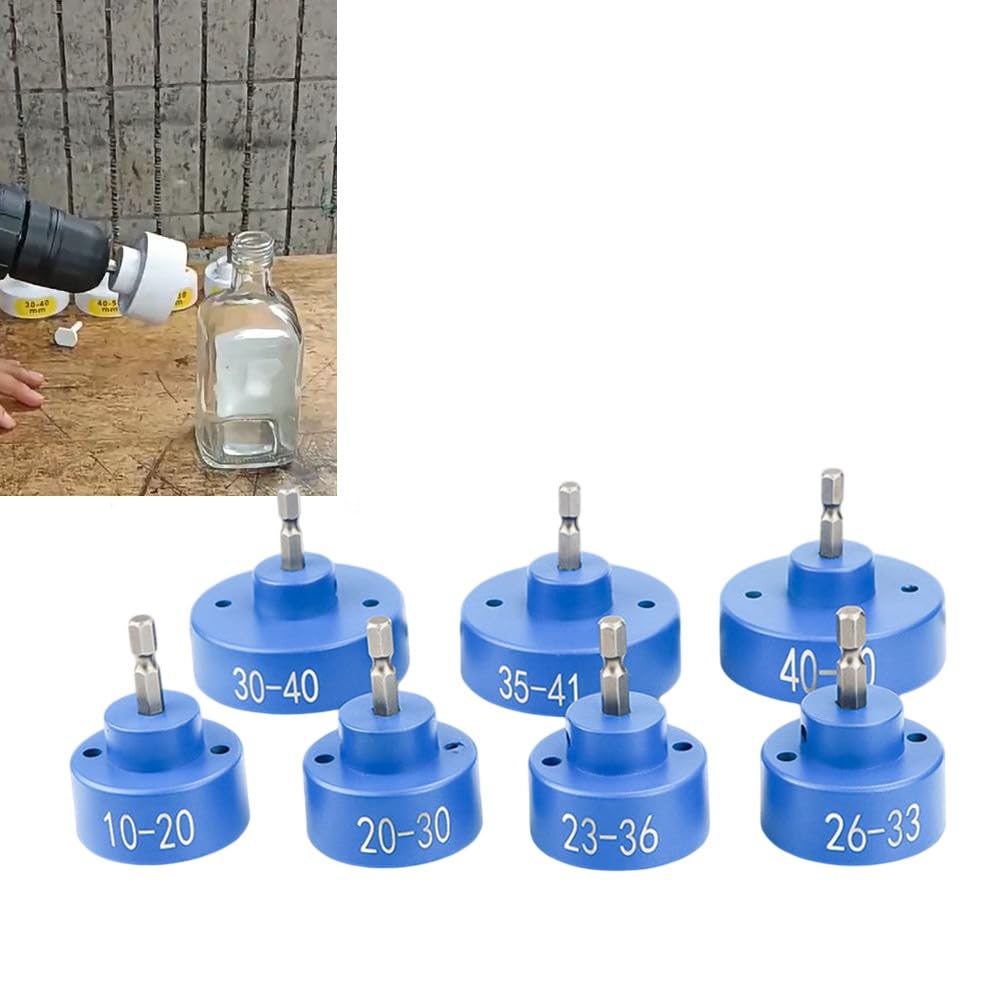 Adapter do zamykania butelek 1/4 cala trzpień sześciokątny tworzywo sztuczne niebieski