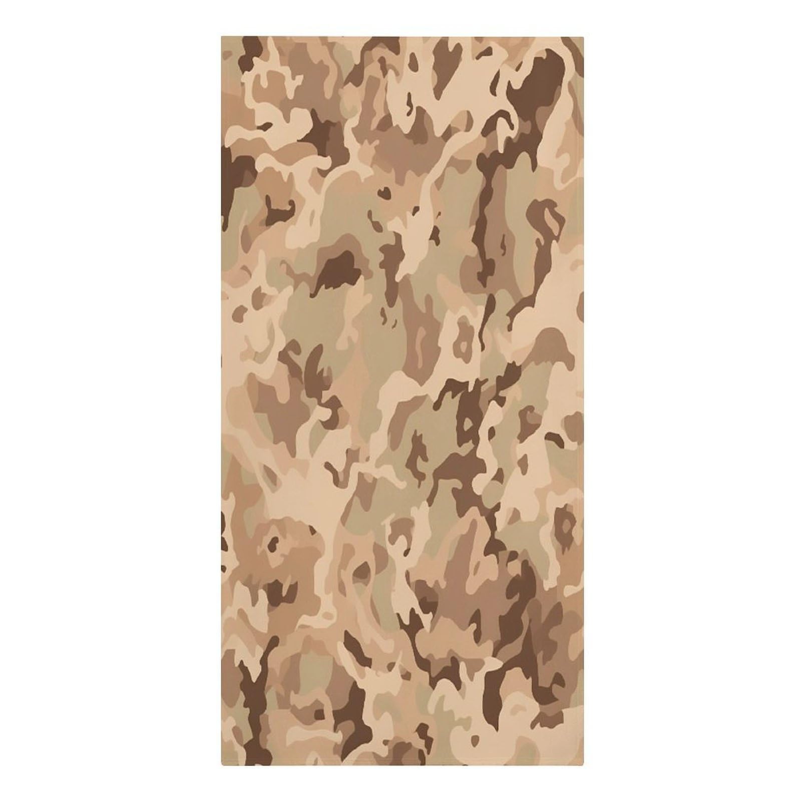 FekiLoot Desert Camo Beach Towels Super Absorbent Bath Towel Oversized Microfiber Towel Soft Beach Blanket Fashon Quick Dry Travel Towels for Beach Bathroom Pool Adult 30" X 61"