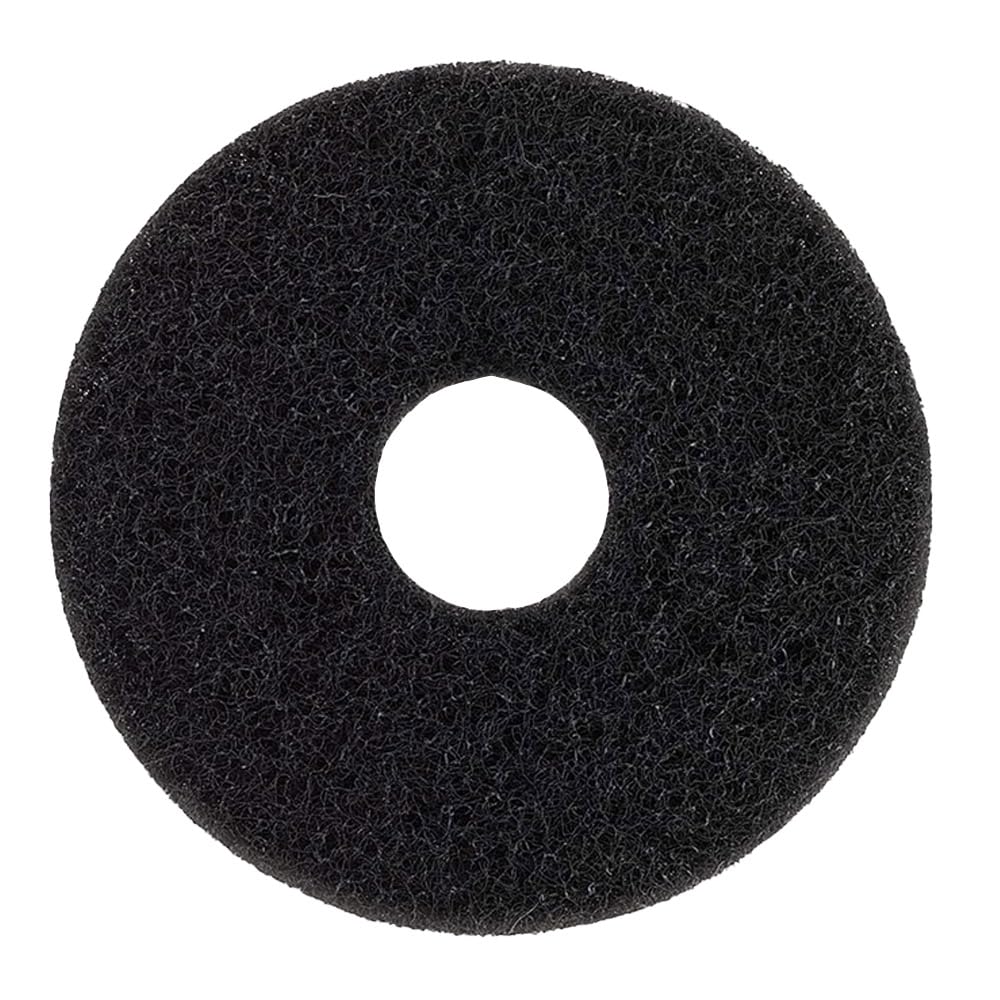 5 Discos Limpieza Suelos Negros Fibra Dura: mármol, cerámica y terrazo | Especial para decapado y preparación de pavimentos. Elimina ceras, pinturas y residuos muy adheridos.