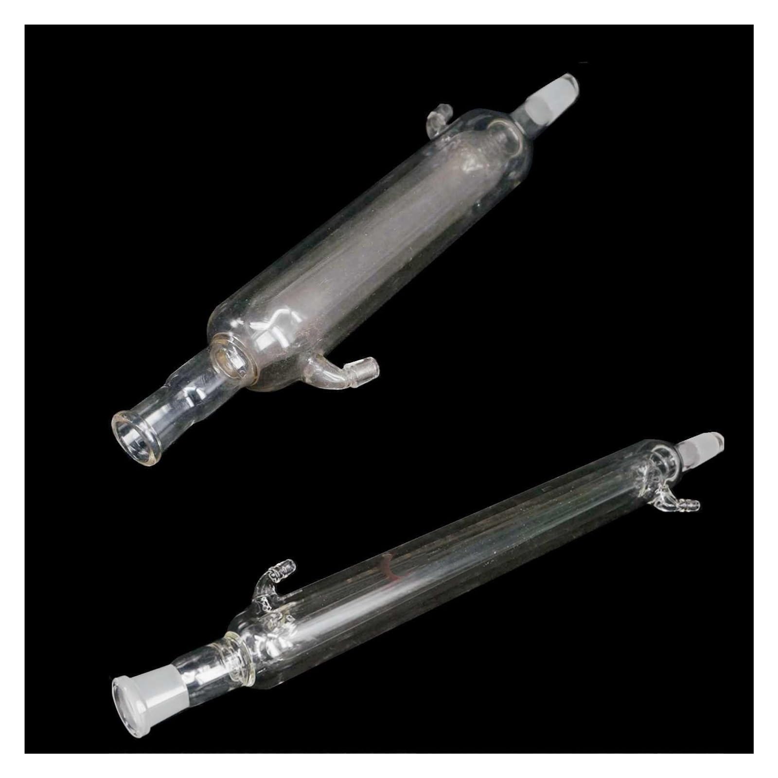 200/300/400mm 19/26 24/29 29/32 Junta De Doble Capa De Vidrio De Borosilicato Recto Condensador Destilación Resistente Al Calor(400mm Joint 29)