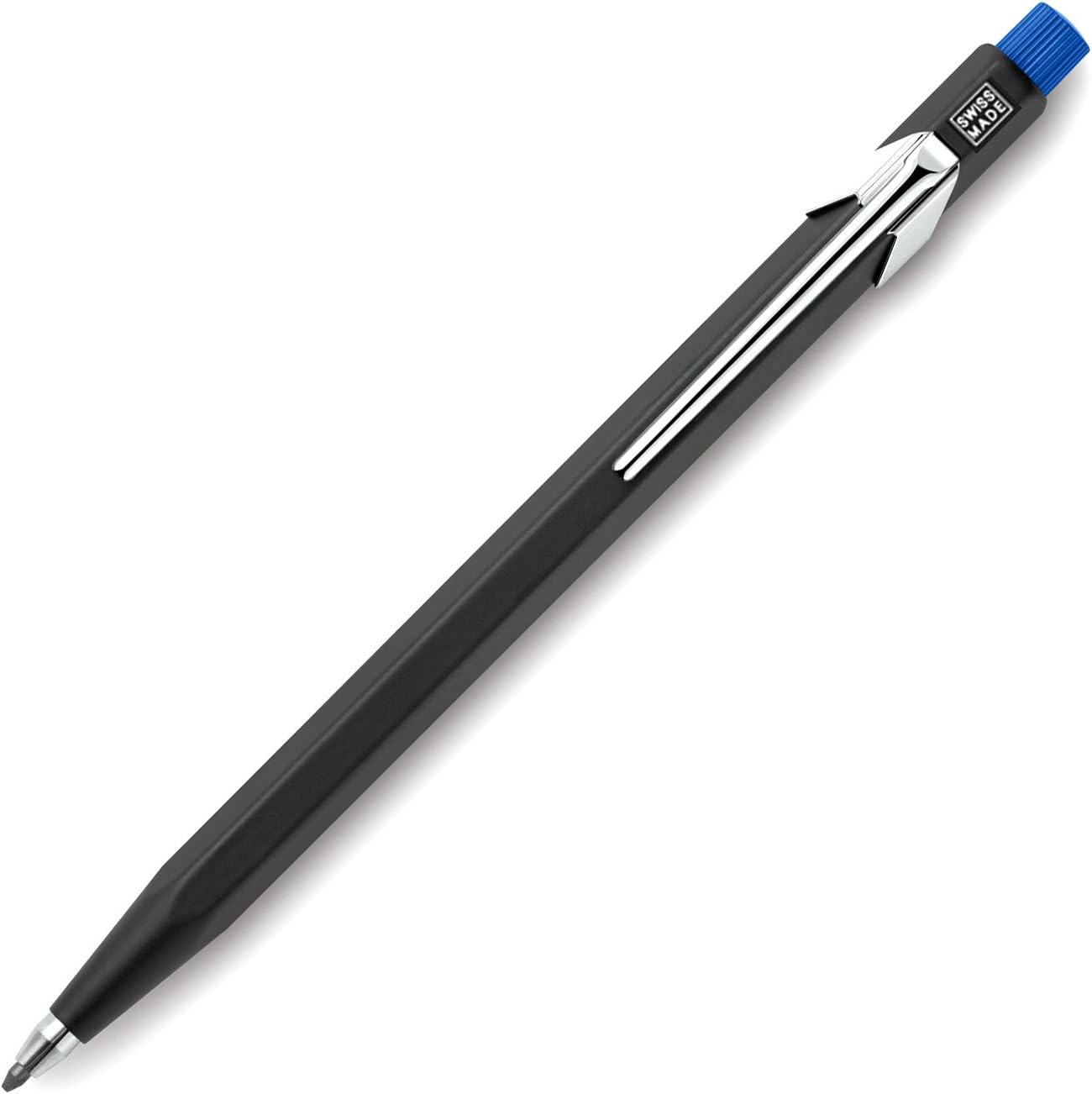 Caran d'Ache 22.288 Fixpencil, Swiss Made 2 mm Pencil, Blue Cap