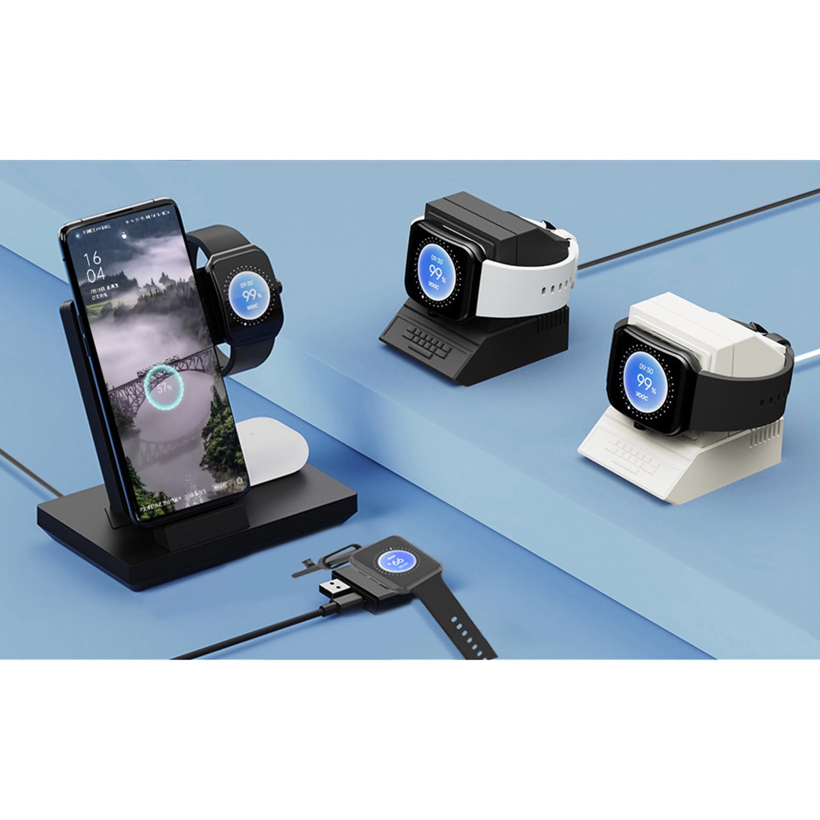Stazione Ricarica 3 in 1 15W per Smartphone