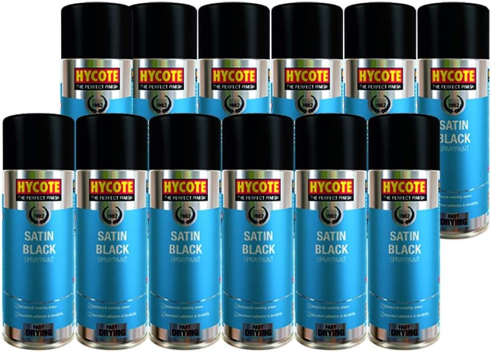 Hycote Vernice Spray Per Auto Ad Asciugatura Rapida, Primer Bianco, 400 Ml (Confezione Da 6 - Foto 9