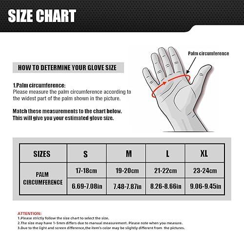 Miniatura 6 de AXBXCX - Guantes de dedos completos compatibles con pantalla táctil para motocicletas ciclismo moto ATV bicicleta acampar escalar deportes al aire