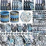 Tornado Gift Value Set: You will get 12 gift bags, 12 slap bracelets, 12 wristbands, 50 luggage stickers, 12 DIY assembly stickers, 12 tornado themed button badges, 12 tornado coil notebooks. Sufficient Quantity: Turtle gift set contains a very large...