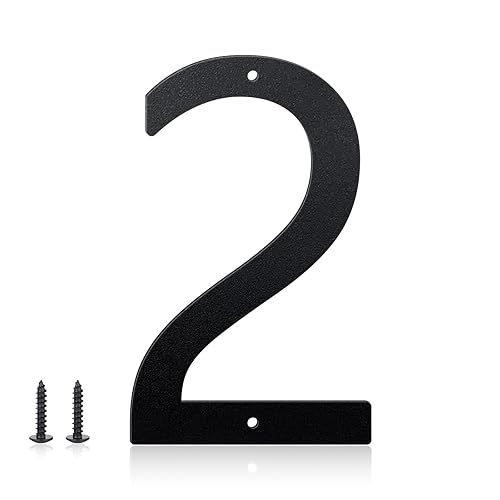 3" 4" 5" 6" 8" 10" House Numbers for Outside,