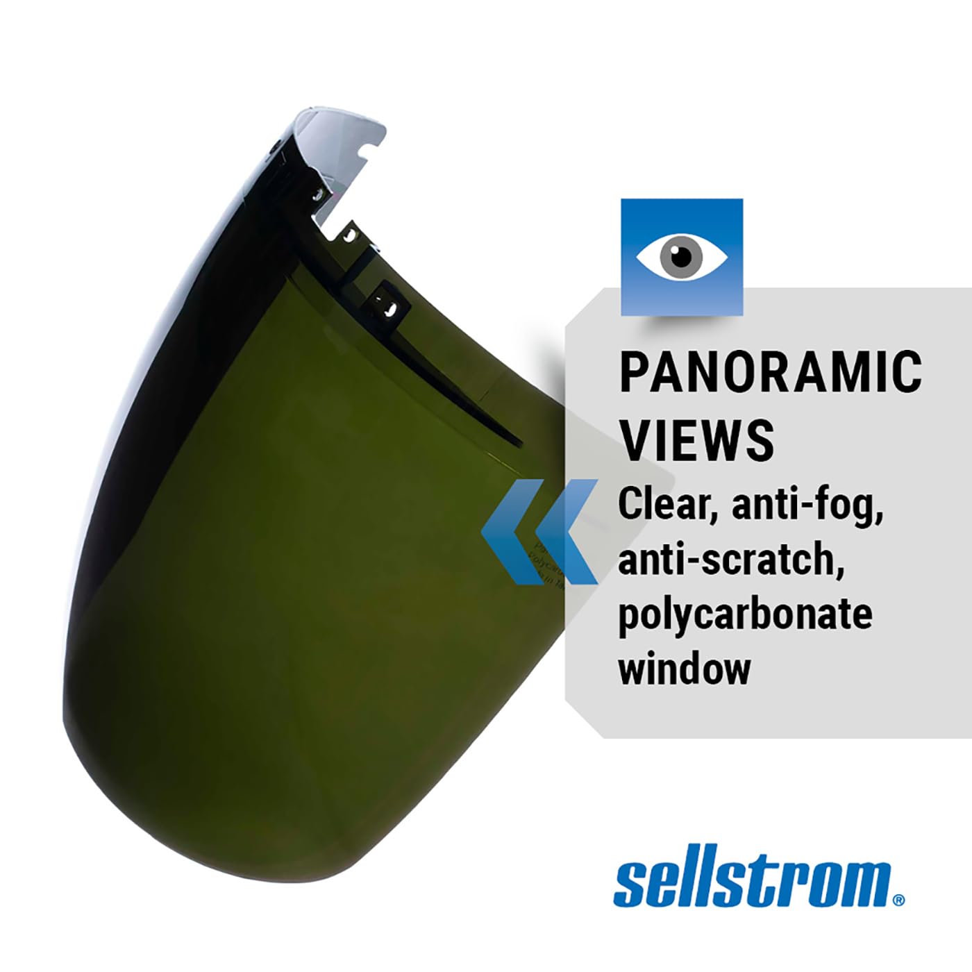 Sellstrom 32150 poliwęglanowy zamiennik klosza 5 IR okna, do ochrony twarzy DP4