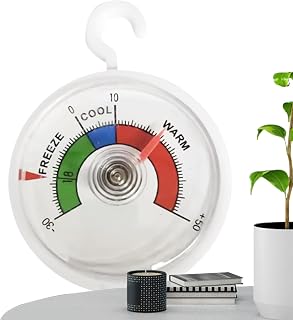 Outdoor Temperature Gauge | Accurate Measuring Instrument - Analog Temperature Sensor - for Terrace Indoor Areas Office Warehouse Greenhouse Room | Temperaturmätare för Uteplats för Terrass Inomhusområden Kontor Lagerlokal Växthus Rum