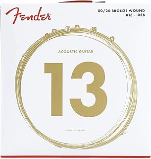 Fender Acoustic Guitar 80/20 Medium Ball End.013 - .056, 70M