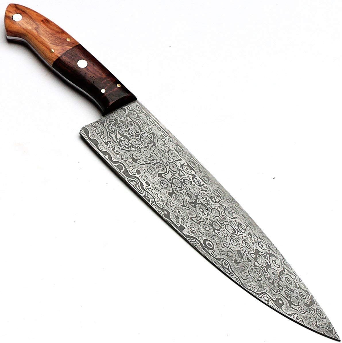 8791 Custom Handmade Damascus Steel Knife Guaranteed Quality Damascus Chef Knife - Kitchen Knife