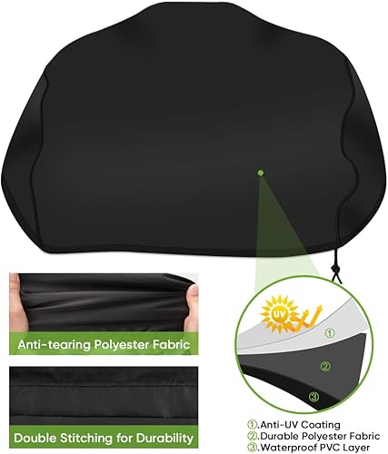 Miniatura 5 de iCOVER - Funda para parrilla, resistente al agua, para barbacoa Ninja Woodfire al aire libre, serie OG700, protección de barbacoa con cordón