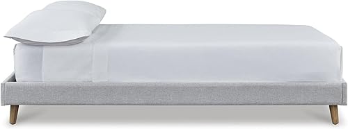 Miniatura 5 de Signature Design by Ashley Base de cama tapizada Tannally, matrimonial, color beige