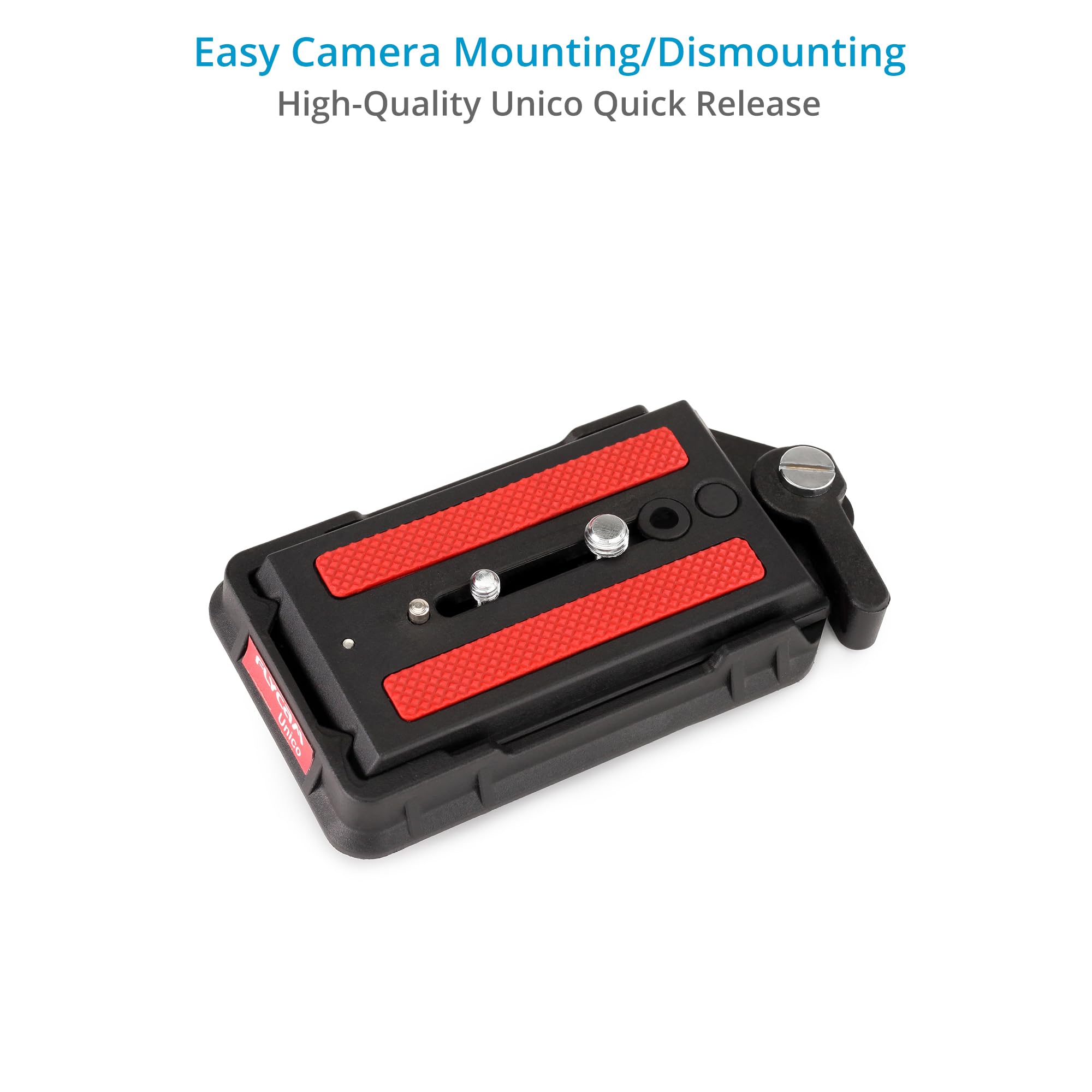 Flycam Estabilizador de mano 5000 con placa de liberación rápida y abrazadera de mesa para cámaras de vídeo DSLR. Cardán de 3 ejes con empuñadura de espuma. Rango de altura: 55-73 cm. Carga útil de