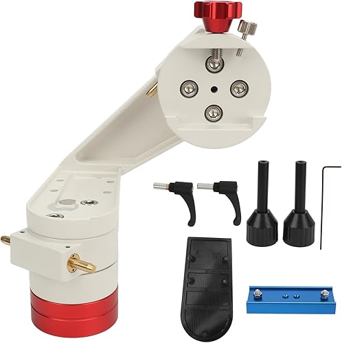 Soporte para telescopio Altazimuth, telescopio reflector newtoniano de 5.118 in con montaje ecuatorial, ajuste micro de 360, rodamiento de peso de