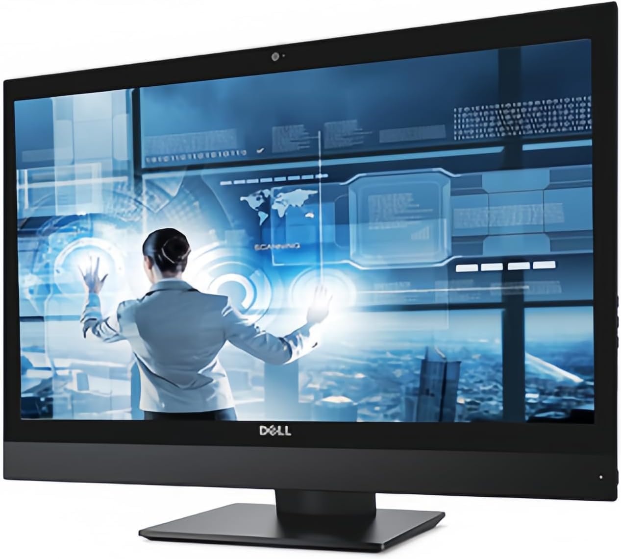 Dell Optiplex 5250 All-in-One Desktop Computer PC, con monitor da 21,5", Intel Core i5-7500, 8 GB RAM, SSD da 256 GB, WiFi, Bluetooth, tastiera QWERTY US Windows 11 Pro (ricondizionato)