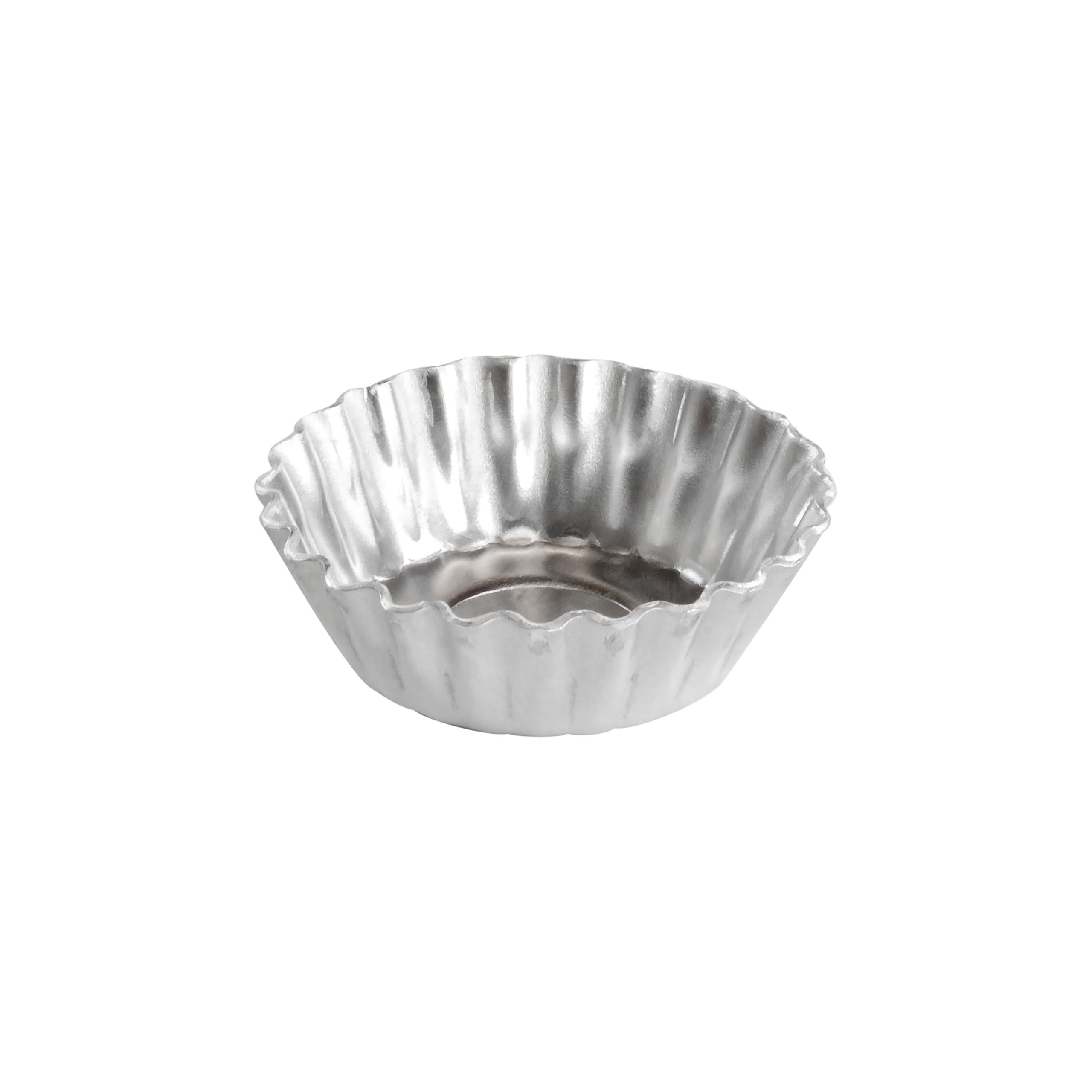PMTH-25 Natural Aluminum Mini Tartlet Pan, 2.5 x 0.9 Inch, 20 count