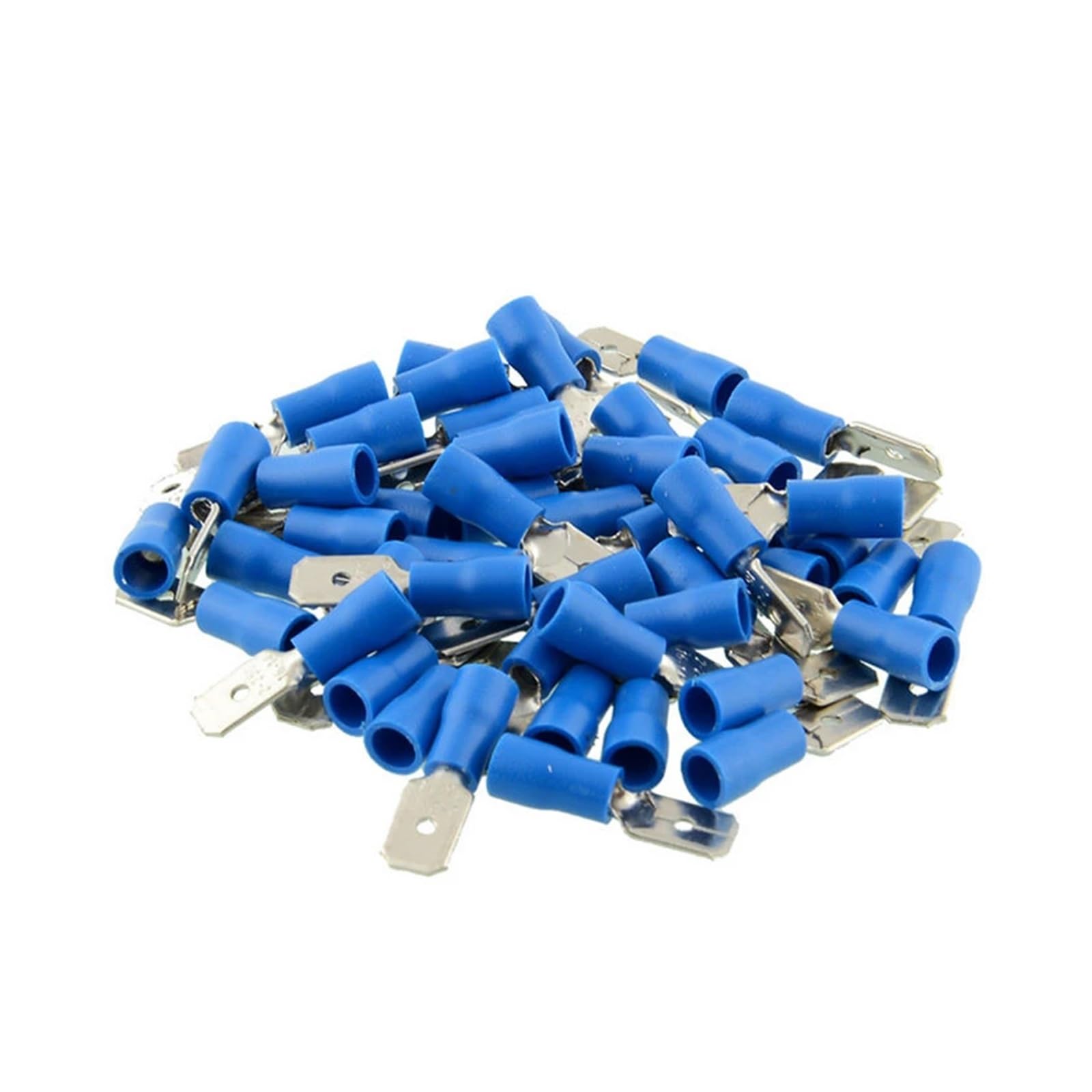 DSZUJTYROP 100PCS Male/Female Connection Terminal Cold-pressed Block Terminals For Wire Cable Crimping Kit Connector Kits 16-14 AWG