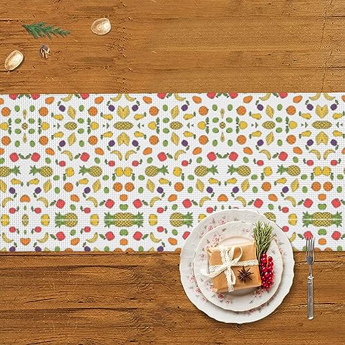 Chemin de table décoratif long ananas pour sublimer une table terne sans effort