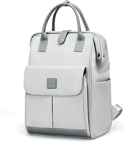 Miniatura 2 de Mochila para laptop para mujer, con asa de mano, abierta, casual, para trabajo, viajes, mochila para libros de 15 pulgadas + mochila de viaje para