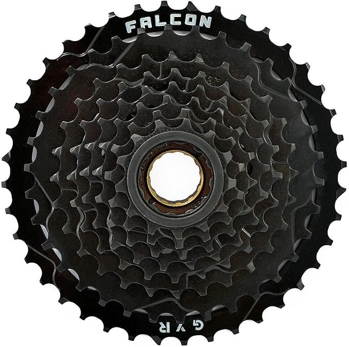 Falcon FW-740 7 Speed 14-40T Freewheel, Black, FC2281, Cassettes