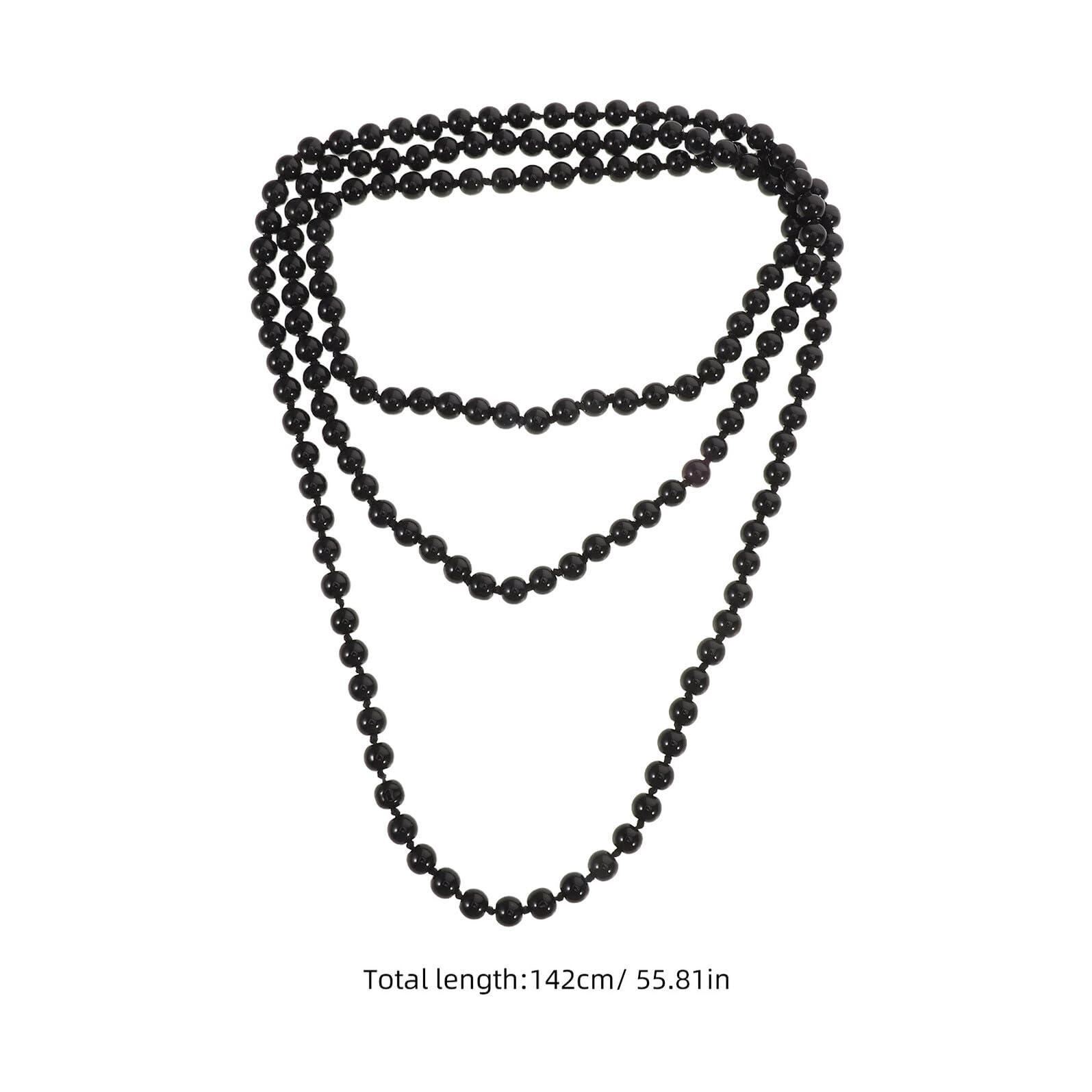 Abaodam 6 Pièces Collier Perles Faux Superposé Long Ras-cou Élégant pour Femmes Accessoires Bijoux Mariage et Fêtes Chaînes Mode Vintage Polyvalentes