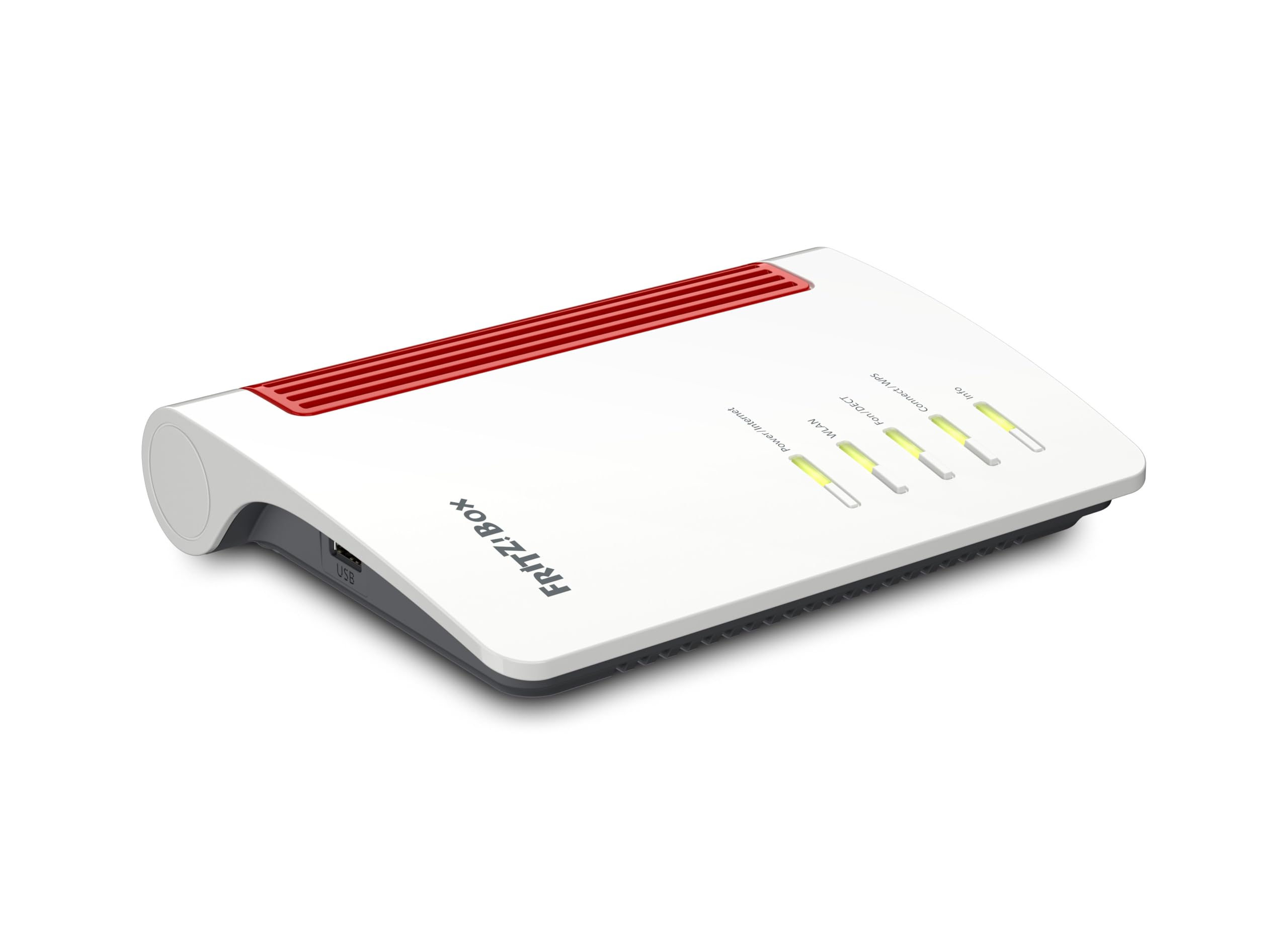 AVM FRITZ!Box 4050 International Router, WiFi 6, Dual Band (2400 Mb/s 5 GHz, 600 Mb/s 2,4 GHz), Mesh, WAN GB, 3 x Gigabit LAN, 1 x USB 3.0, DECT Base, Serwer multimedialny, interfejs w języku