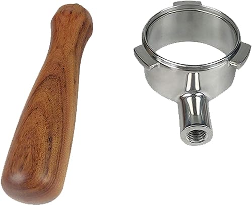 Miniatura 8 de NEOUZA M10 Portafilter Mango de palisandro Máquina de café expreso Mango de madera Cafetera Cafetera Herramientas Accesorios para Barista