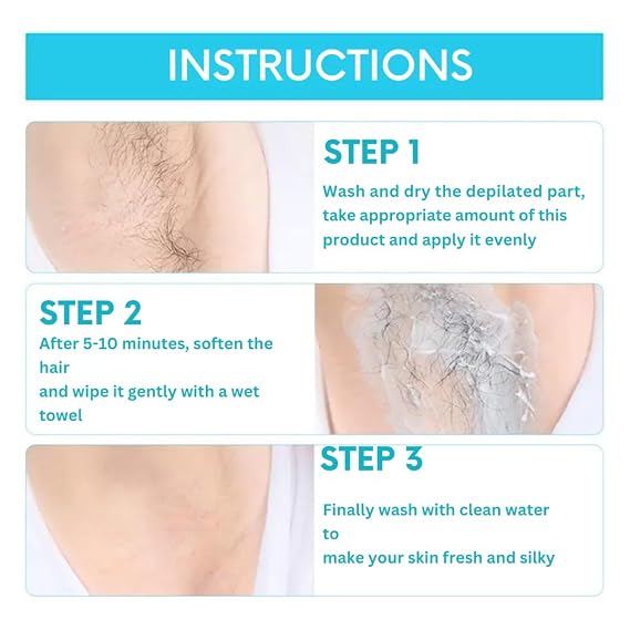 Hair Removal Lotion for Unwanted Hair | Hair Removal Cream for Women & Men | Painless Bikini Hair Removal Gel Cream | Hair Removal Foam & Cream | hair removal - Pack 2