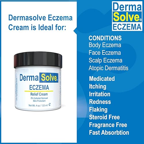 Miniatura 2 de Dermasolve Crema de loción para aliviar el eccema  Bálsamo de terapia de control de eccema de cuerpo completo que protege, hidrata y repara la piel