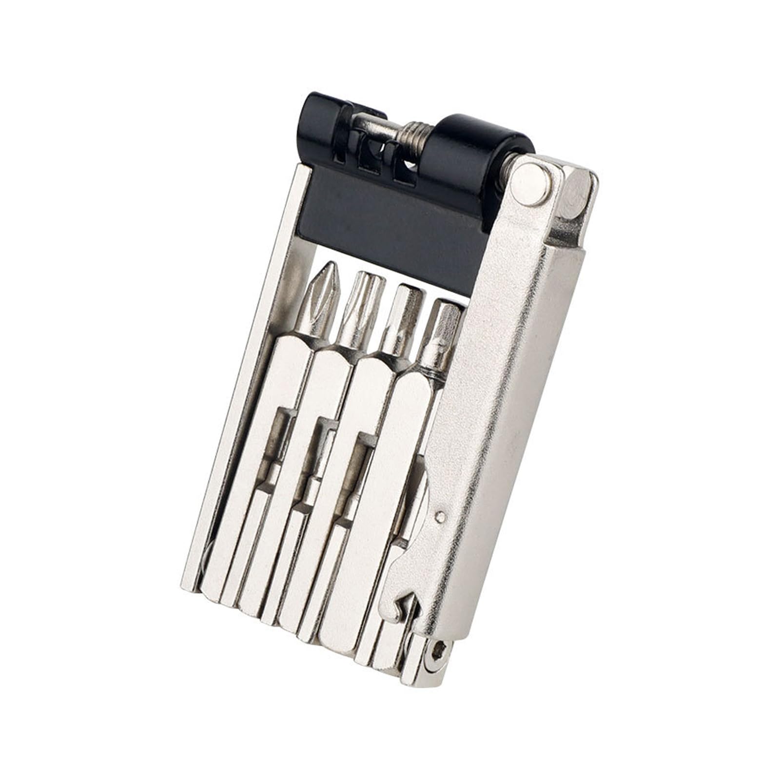 12 in 1 Bicycles Multifunction Tool Folding Hexagonal Spokes Wrench with Chain Cutter Mountain Bike Screwdriver Tool Bicycles Multifunction