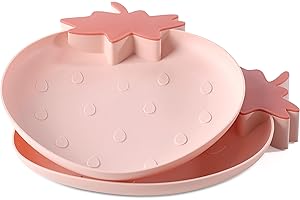 Kawaii Strawberry Decorative Serving Trays For Candy Fruits & Dessert