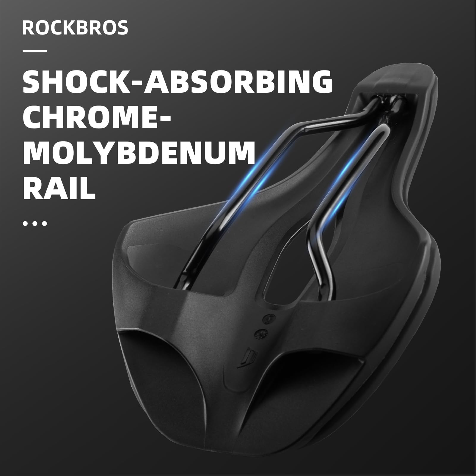 ROCKBROS Wygodne SiodełKo Rowerowe o Ergonomicznej Konstrukcji dla Kobiet i MężCzyzn, Kolarzy, MTB, RoweróW Szosowych