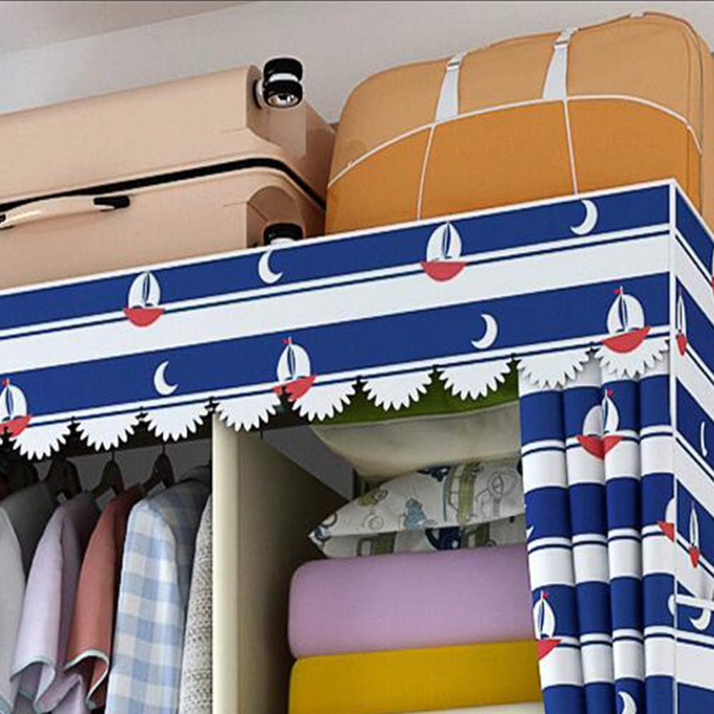 Cloth Wardrobe Clothes Closet, Portable Closet Wardrobe Storage Closet Standing Closet Fabric Cabinet Portable Wardrobe,D_88x45x168cm
