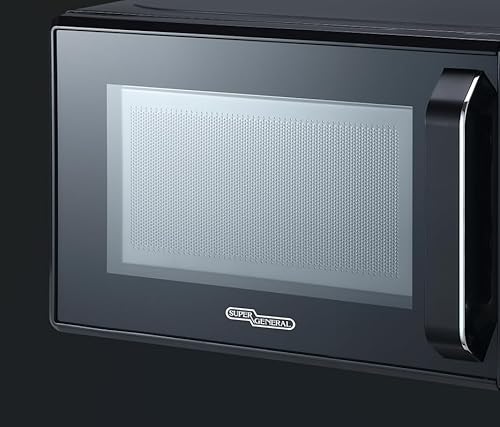 فرن ميكروويف سولو صغير الحجم سعة 20 لتر من سوبر جنرال، بقوة 700 واط، KSGMM920N، اسود مع ضمان لمدة عامين