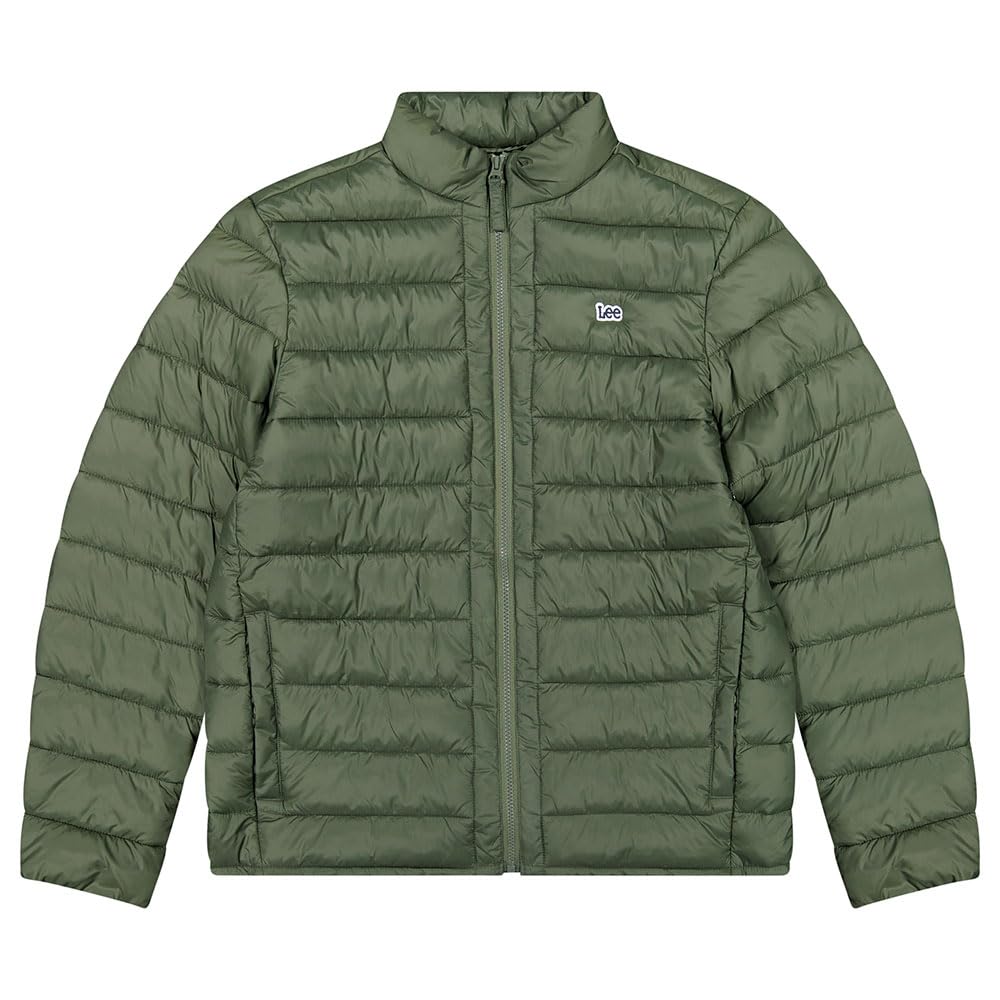 Lee - Chaqueta Hombre - Corte Regular - Stand Collar Puffer - Negro