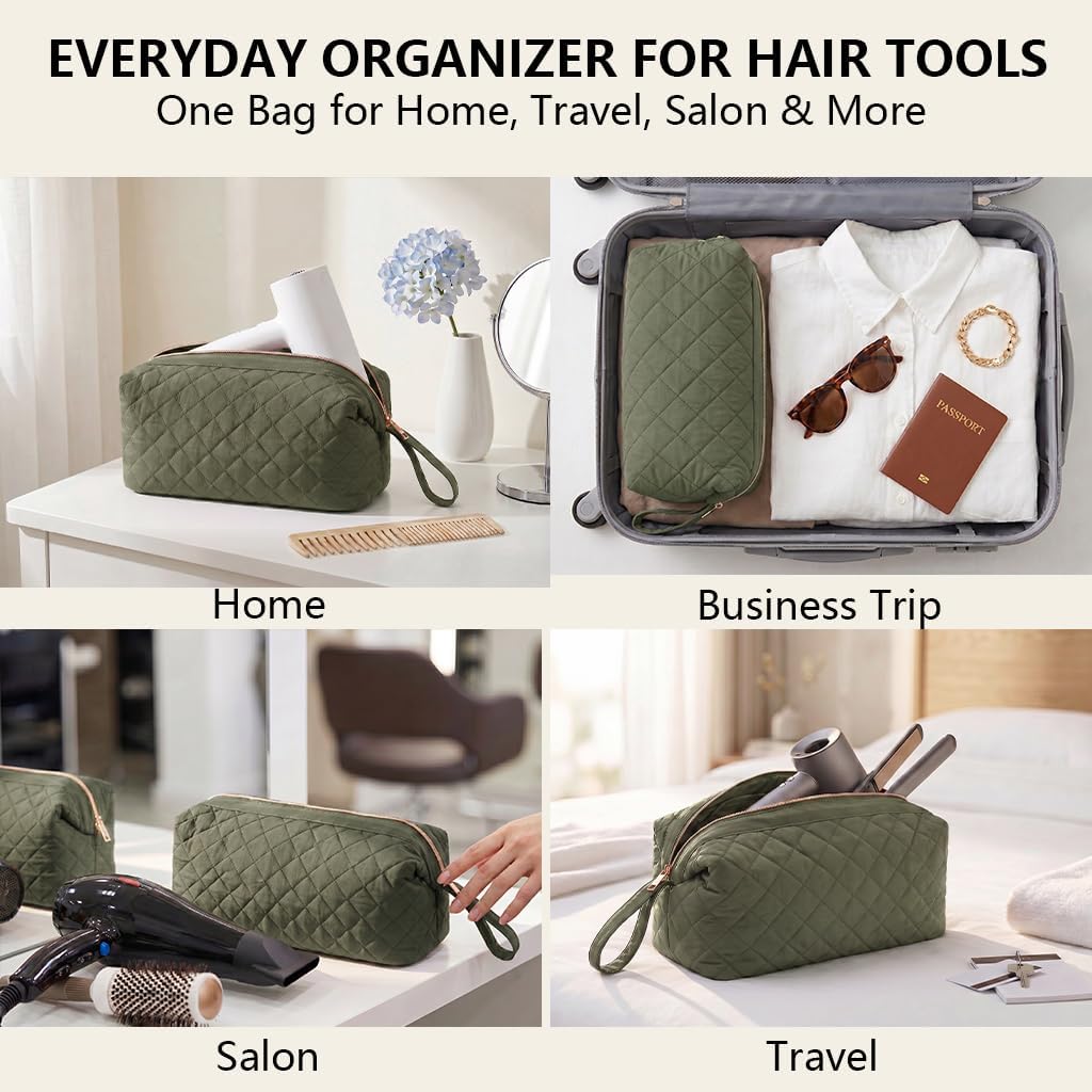 Hair Tools Travel Bag for Shark FlexStyle, Portable Hair Air Wrap Dryer Case, Dustproof Hair Styling Accessories Storage Case for Dyson Airwrap Hair Dryer, Curling Iron, Straightener