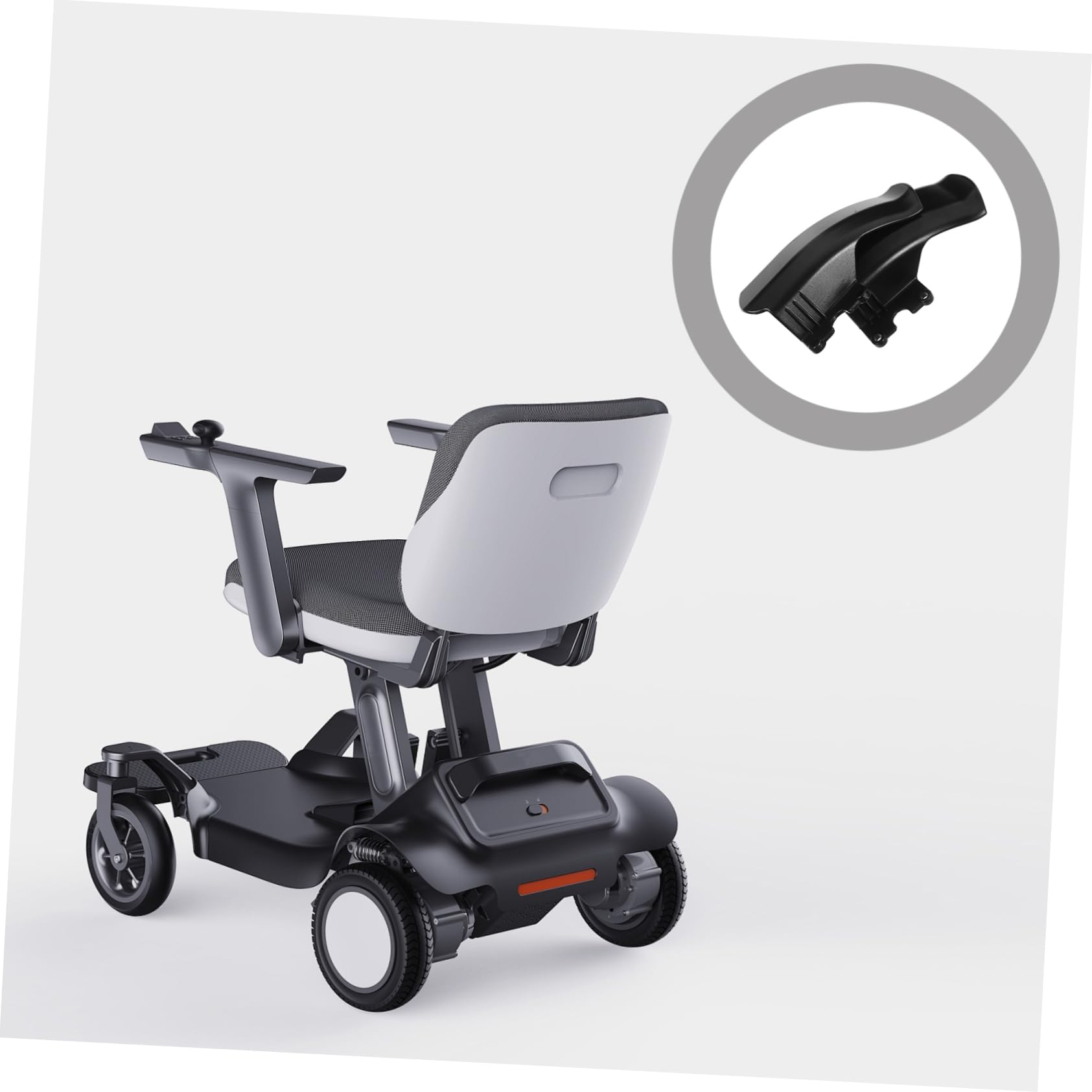 GOOHOCHY Rollstuhl Schutzbleche mit Links und Rechts Design 2 Stück aus Robustem Abs Vielseitig Kompatibel Präzise Verarbeitung Spritzwassergeschützt für Elektrische Rollstühle Drogerie & Körperpflege