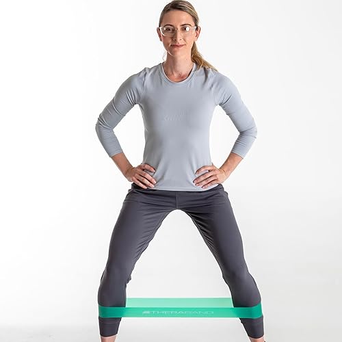 Miniatura 3 de Banda de látex profesional de resistencia TheraBand para pilates, crossfit, yoga, tonificación, estiramiento, entrenamiento de fuerza sin pesas,